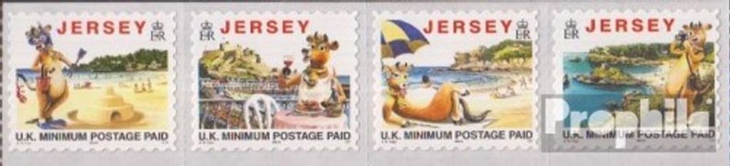 Briefmarken GB - Jersey 2000 Mi 773III-776III Viererstreifen (kompl.Ausg.) Jahreszahl 2000 postfrisch Tourismus
