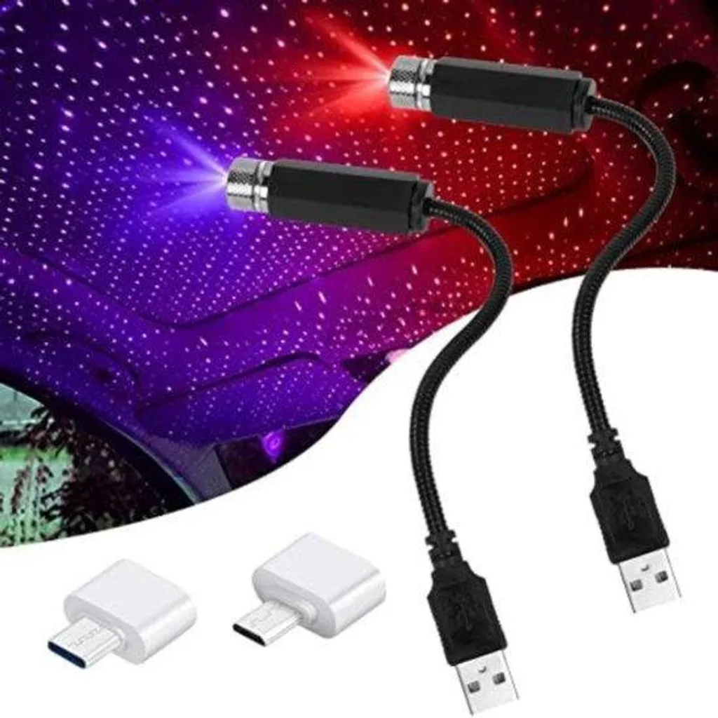 Bandes LED Intérieur Voiture Multicolores Accessoire Déco Auto Universel
