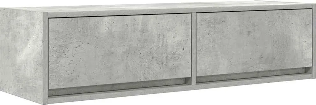 Base TV Grigio Cemento 100cm per Gaming e Home Cinema - Design Legno