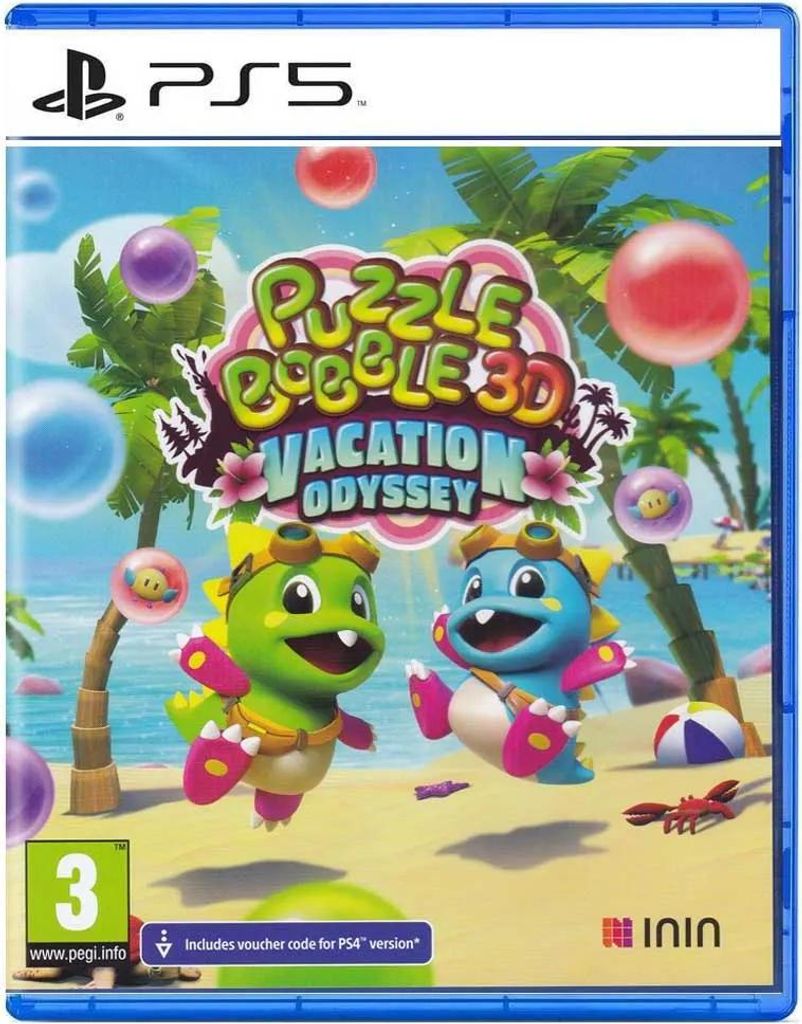 Playstation Games Ps5 Puzzle Bobble 3d-vacation Odyssey Mehrfarbig Mehrfarbig One Size