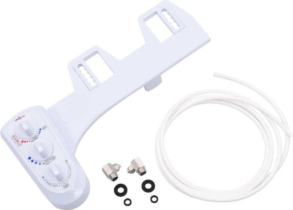 Stabli Möbel Bidet-Aufsatz für Toilettensitz Heiß-/Kaltwasser Doppeldüsen - Sonstige Badausstattung CC8209792