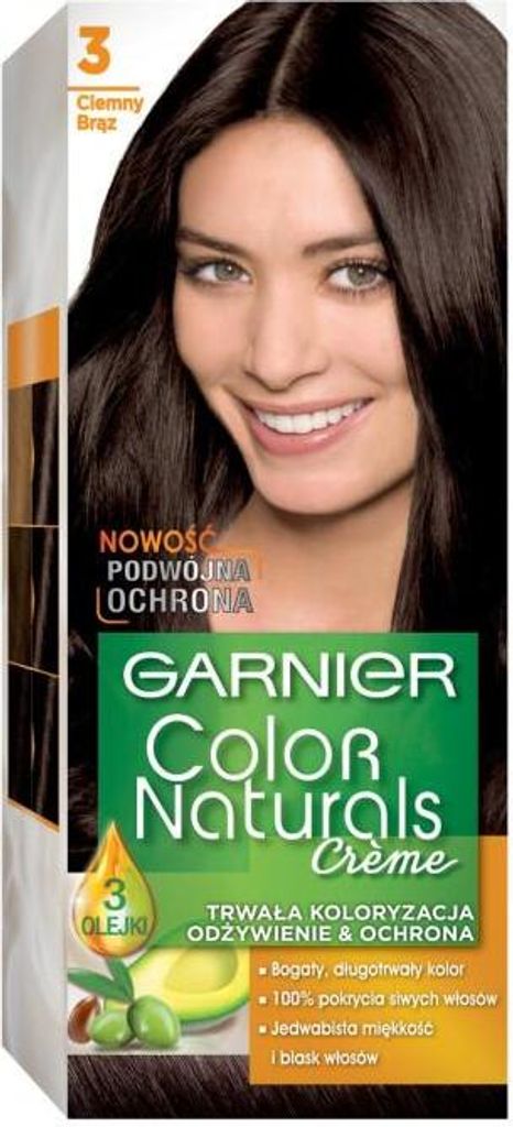 GARNIER Color Naturals Haarfarbe 3 Dunkelbraun