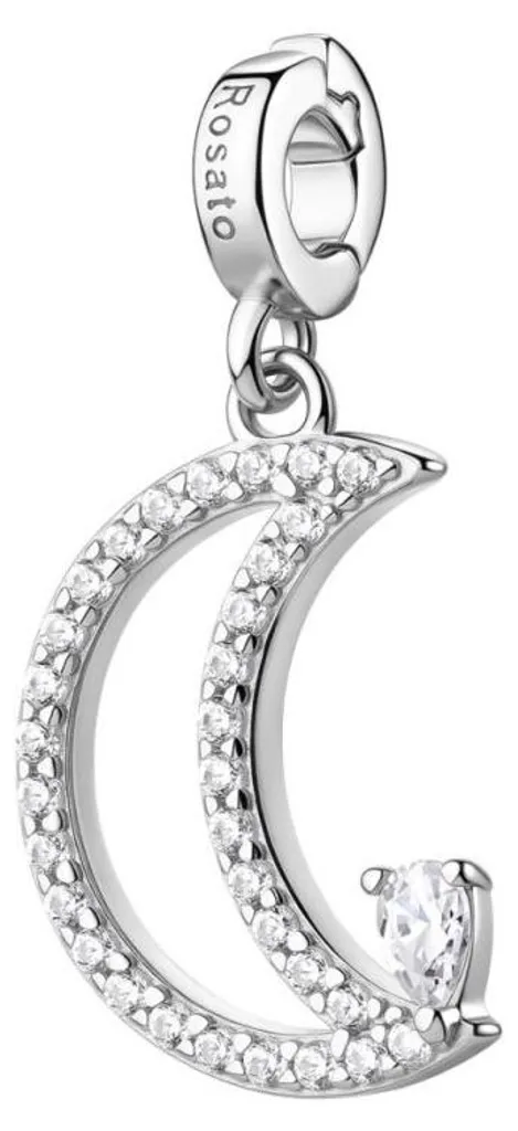 Pendentif Lune argent Storie RZ262R : un bijou brillant qui dure