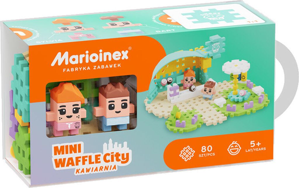 Klocki konstrukcyjne Waffle mini City Kawiarnia 80 Zdjęcie produktu 