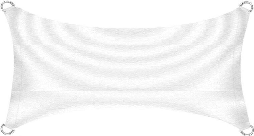 Sonnenschutzsegel Schattenspender Sonnensegel 4 x 6 m HDPE Produktbild 