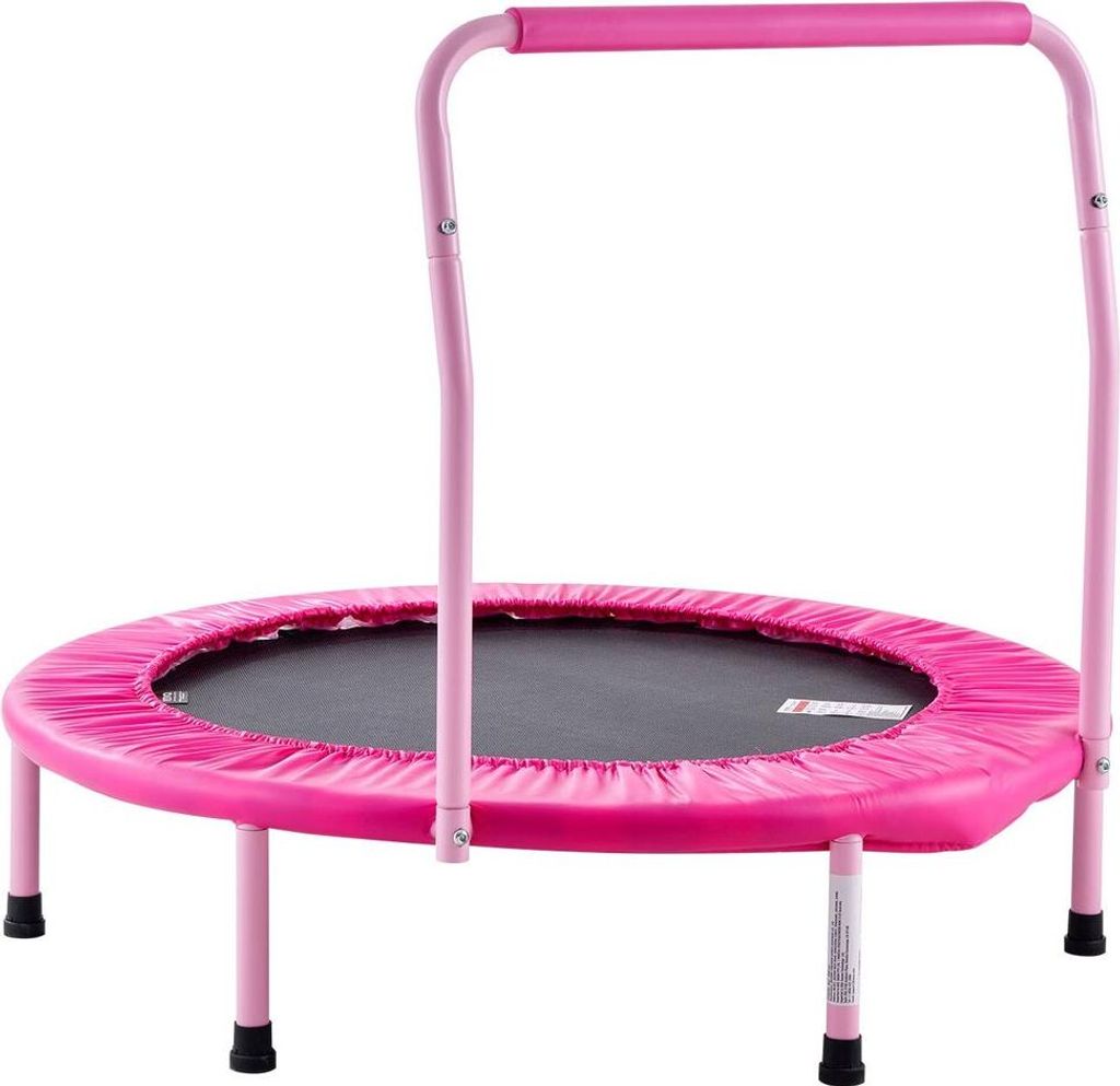 36" Trampoline for Kids Foldable Mini Toddler Trampoline Indoor Outdoor