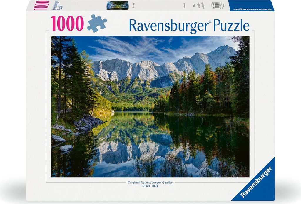 Eibsee mit Wettersteingebirge und Zugspitze Ravensburger Produktbild 