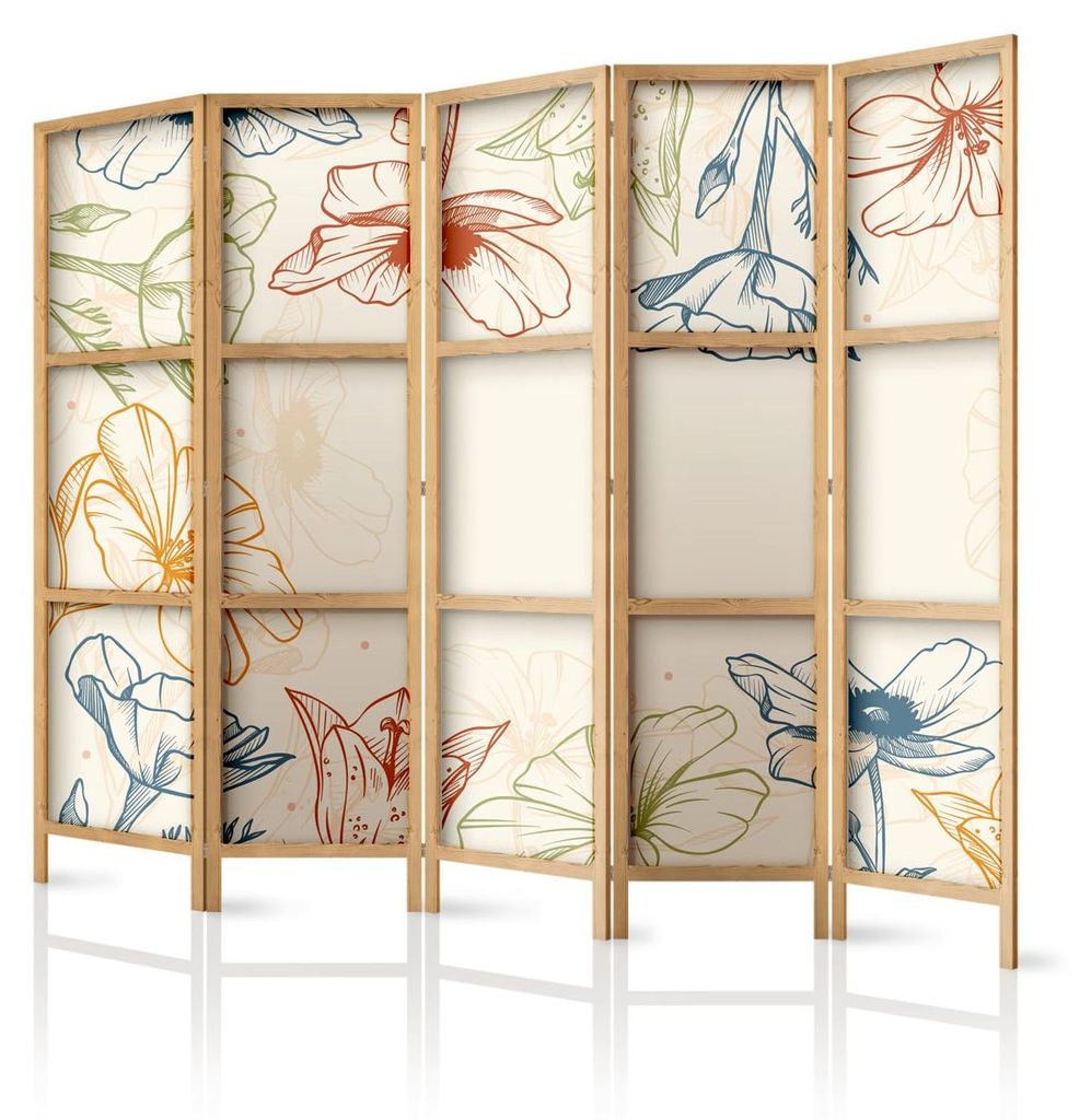 framed concept - Paravent Raumteiler aus Holz 225x172 cm, Produktbild 
