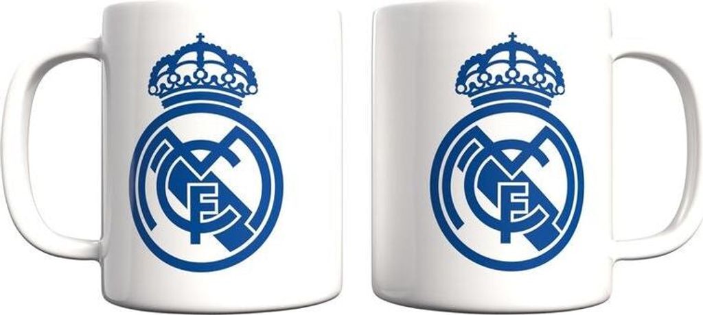 Real Madrid 330 ml Keramiktasse - Perfekt für Kaffee oder Tee