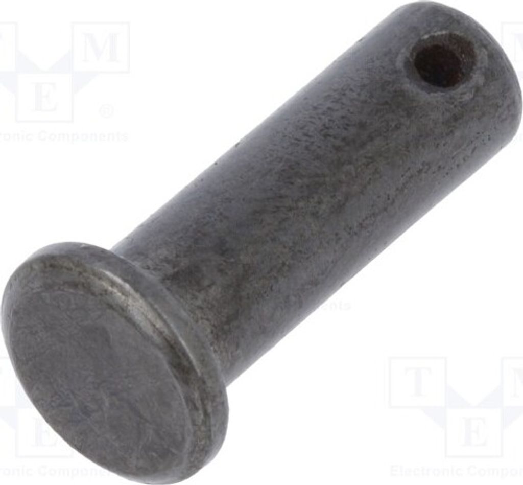 1x Bolzen mit Kopf L: 18mm BN: 483 DIN: 1434 Ø: 6mm mit loch 1190660 Schutzbolzen