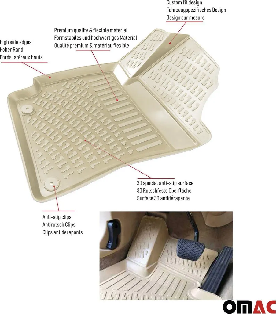 PREMIUM TAPIS DE Sol pour Toyota Corolle E210 Hybrid à Partir Année Fab