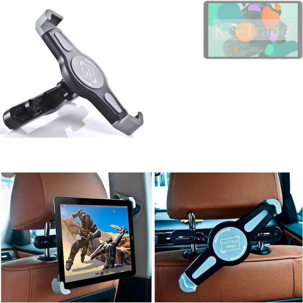 K-S-Trade Tablethalterung kompatibel mit Blackview Tab 60 Wi-Fi KFZ Kopfstützen Halterung 360° Auto Sitzhalterung Headrest Holder Halter Tablet PC