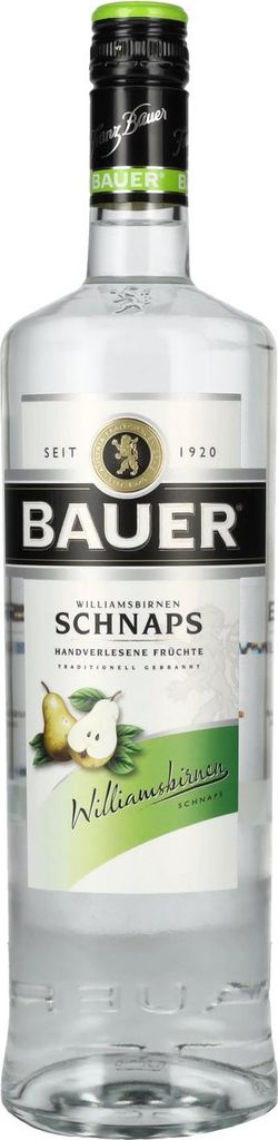 Bauer Williams Birne Schnapps 36% Vol. 1L
