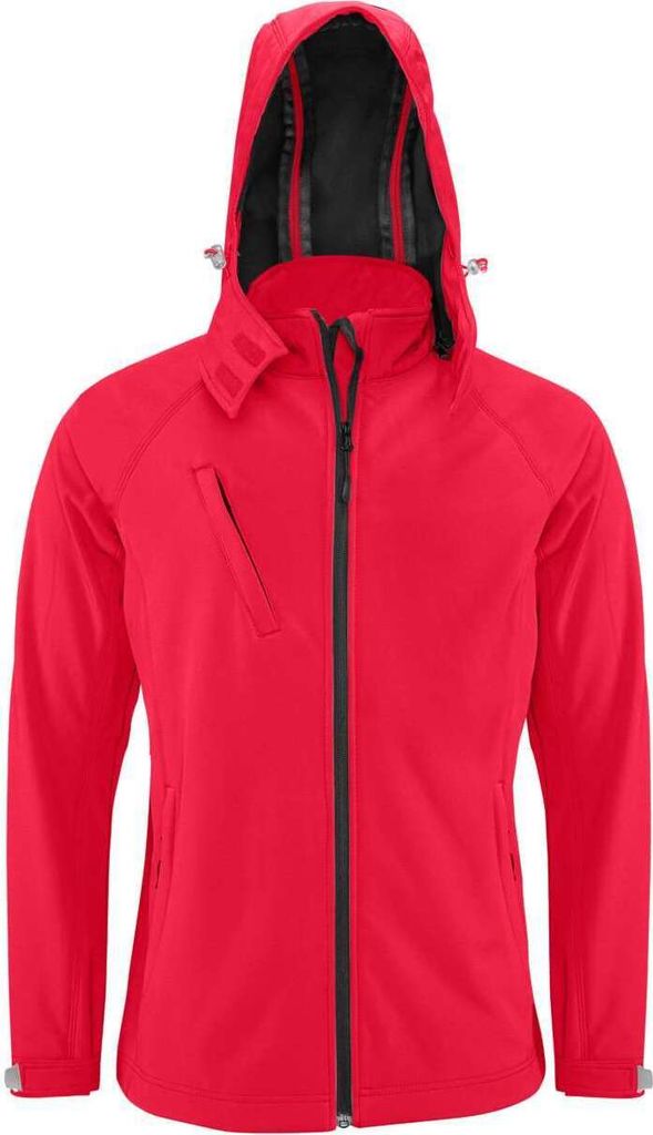 Kariban Herren Softshell Jacke wasserabweisend Softshelljacke, Größe:L, Farbe:Rot