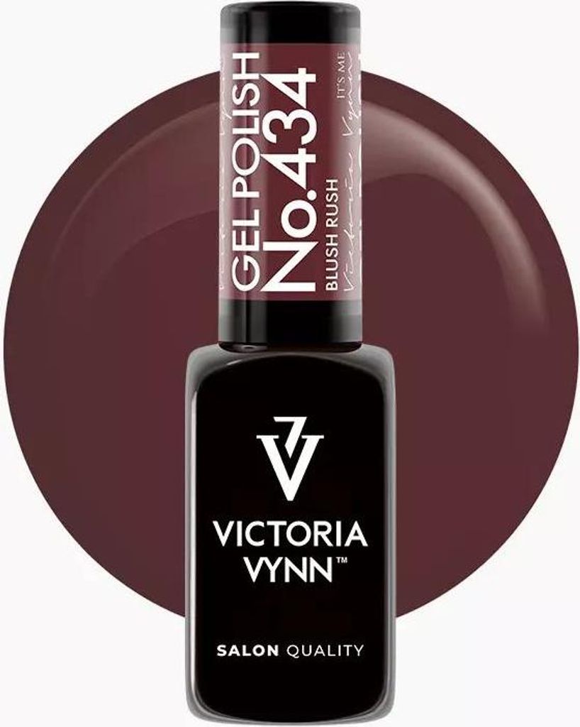 Victoria Vynn | Hybrid Nagellack - 434 Blush Rush - 8ml - Braun-rosa - Hochwertige Haftung - Hybridlack
