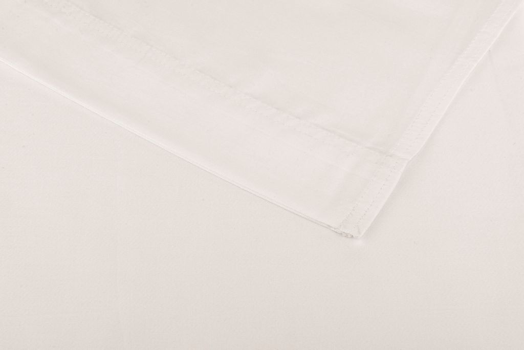 Satinado Spannbettlaken Topper 140x200+12 cm. Off-White