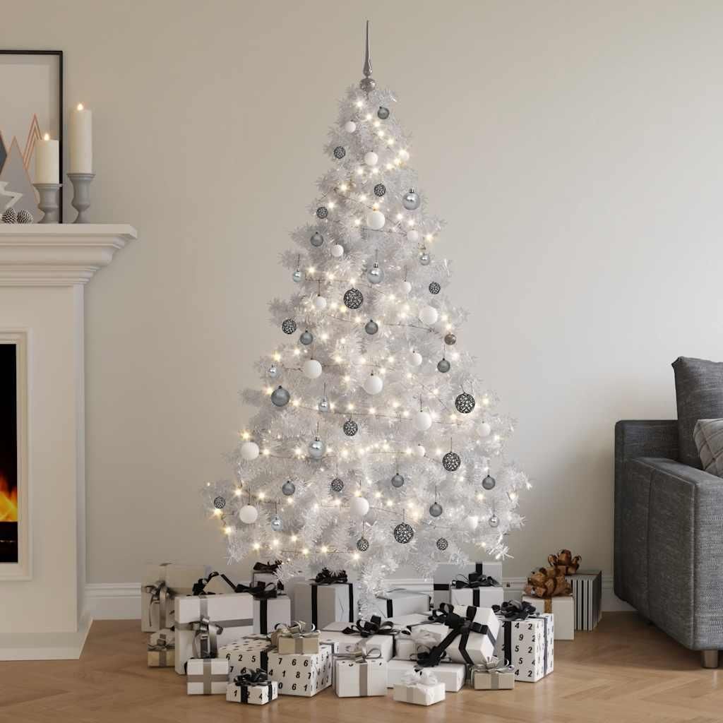 Maison Exclusive - Künstlicher Weihnachtsbaum Beleuchtung Kugeln 180cm 620 Zweige