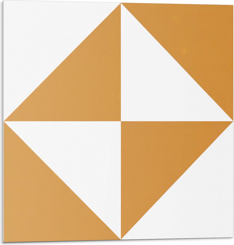 Geometrische Dreiecke In Quadraten – Selbstklebende Fliesen – Wandverkleidung – Wandpaneel – PVC Fliesen – Vinylflisen – PCV Flisen –...