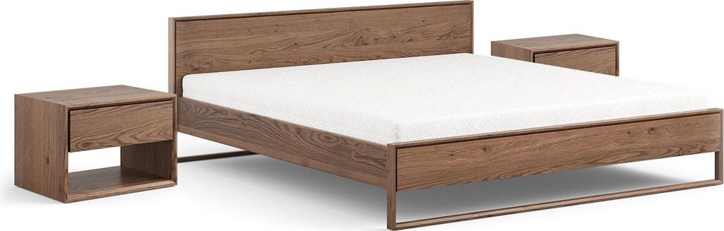 Schlafzimmer-Set Adria 3-teilig Massivholz geölt Ausführung wählbar