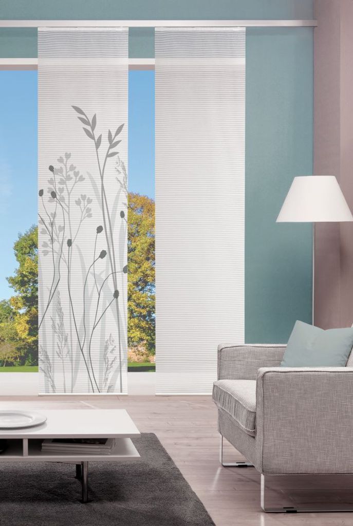 Home Wohnideen Schiebevorhang Digitaldruck Bambus-Optik Produktbild 