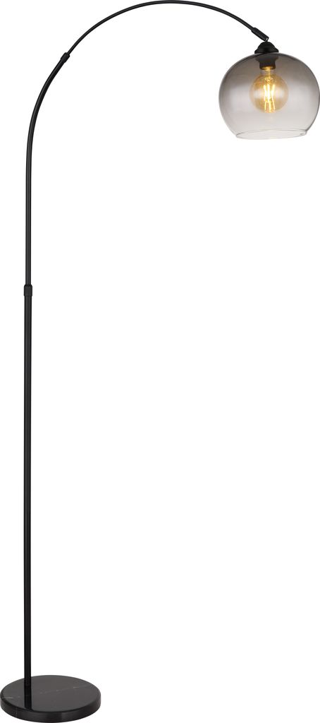 Globo Lighting Stehleuchte Metall schwarz matt, 1x E27 Produktbild 