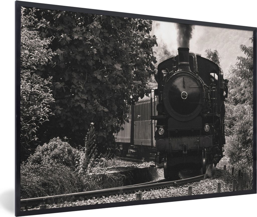 MuchoWow® MuchoWow® Gerahmtes Poster Schwarz-Weiß-Foto Produktbild 