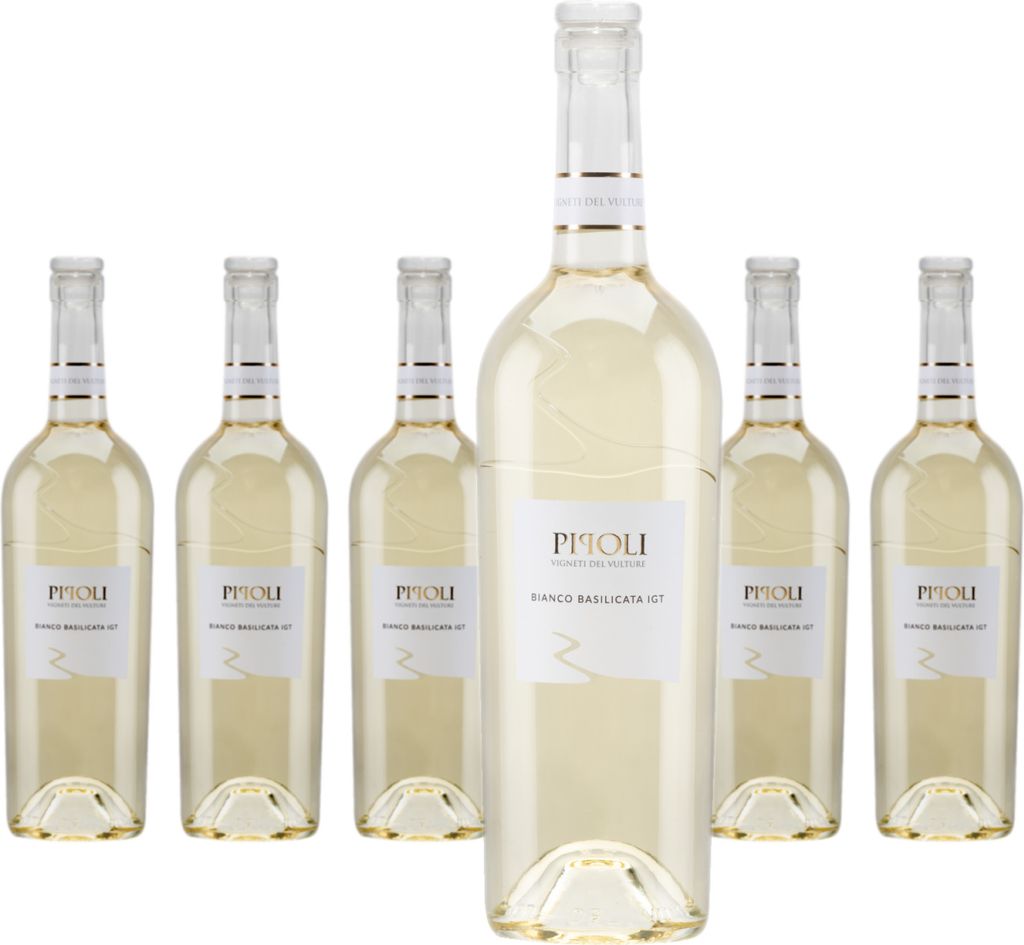 6 x Vigneti del Vulture Pipoli Bianco Basilicata IGP