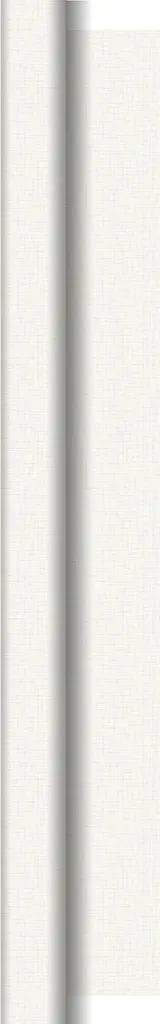 Rouleau de nappe Dunisilk Linnea blanc 25m haute qualité pour réception