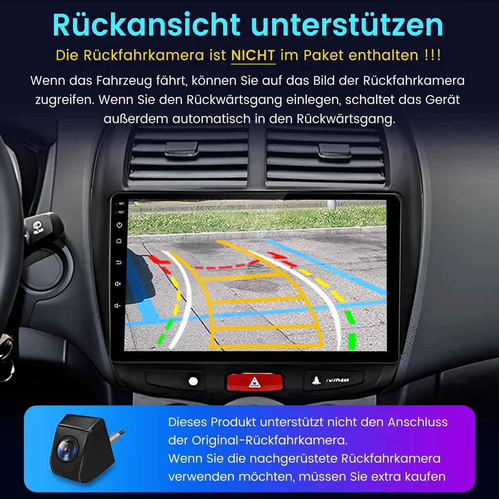 Infotainment Android 12 per Mitsubishi ASX 2010-16 10" GPS - 8