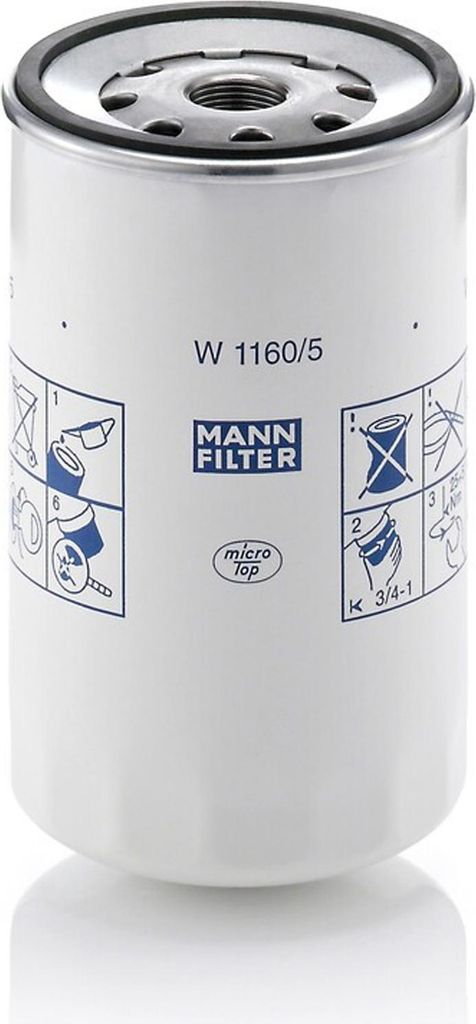 Ölfilter MANN-FILTER W 1160/5 Anschraubfilter für FORD CARGO II