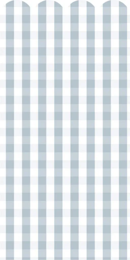 Adesivo Murale Scallop Vichy Azzurro 50x100 cm - Decorazione Cameretta