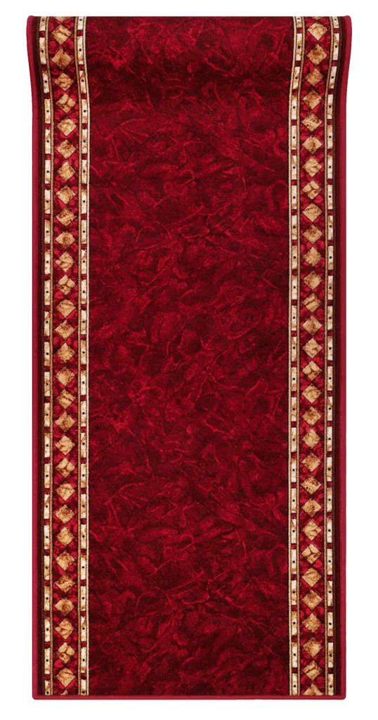 Tapis moderne rouge et jaune à poils courts antidérapant format 67x570 - 8