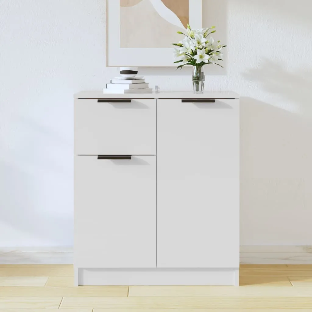 Maison Exclusive Credenza Bianca 60x30x70 cm Mobiletto Multiuso Salvaspazio