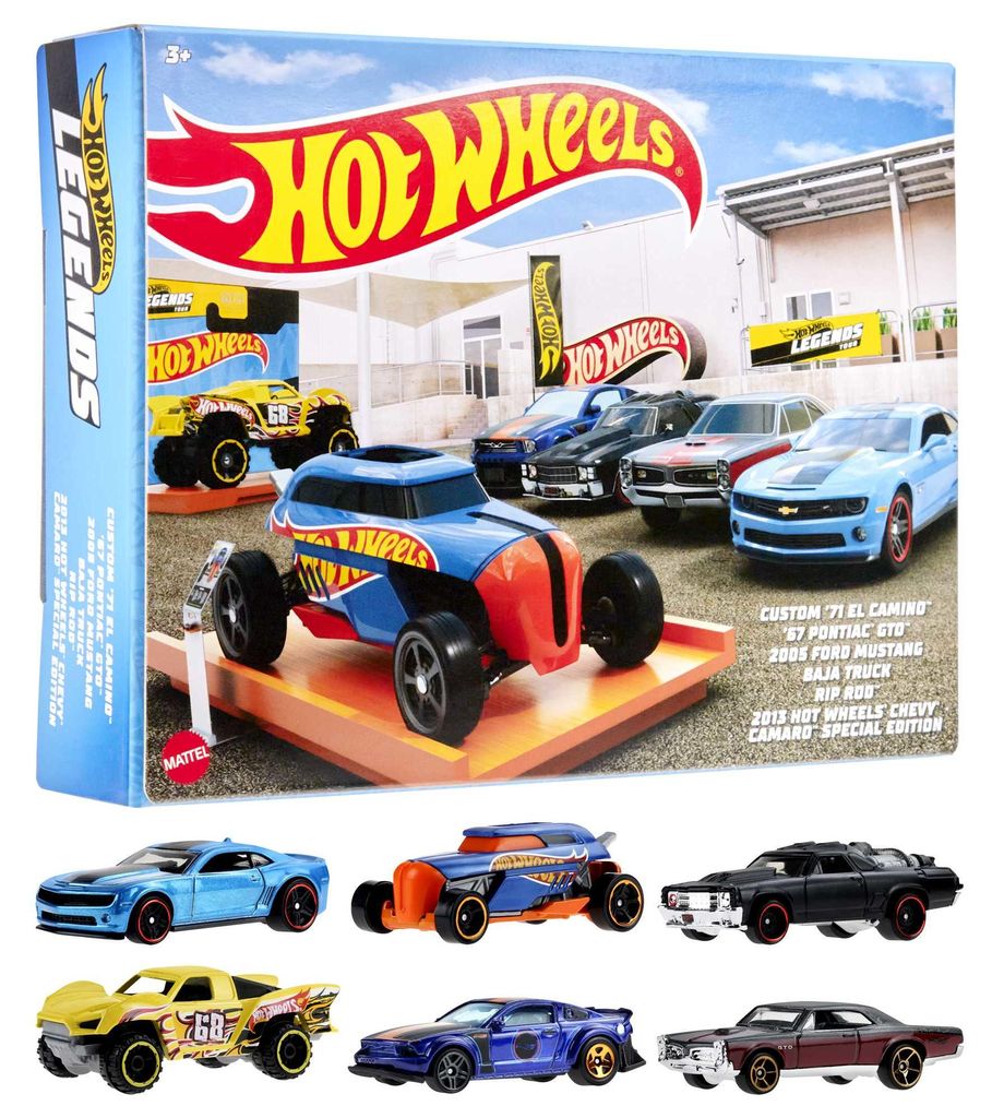 Hot Wheels 6 ks tématický angličák - Hot Wheels legendy Obrázek produktu 