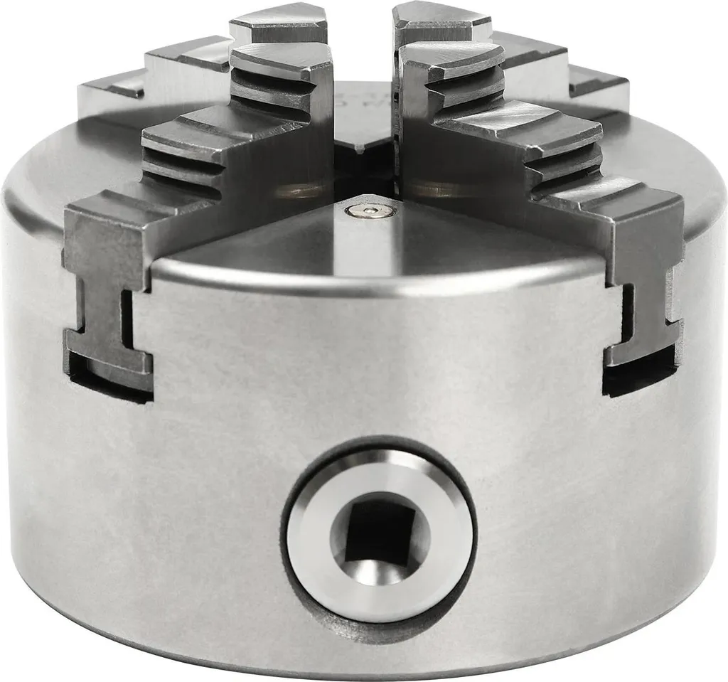 Mandrin 80 mm à 4 mors autocentrants réversibles en acier haute précision - 5