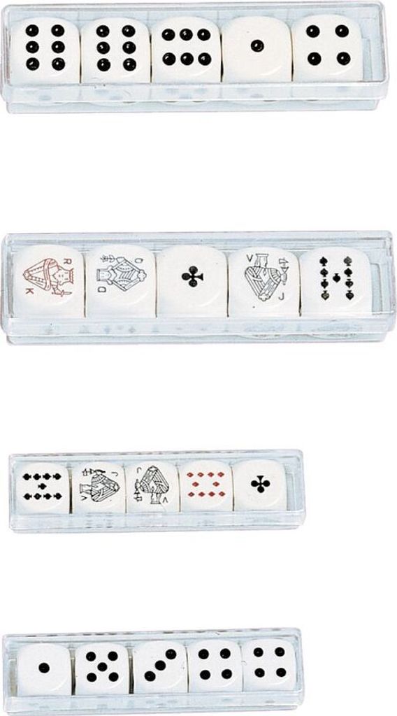 PIATNIK 5 St. Pokerwürfel 0 0 0 Produktbild 