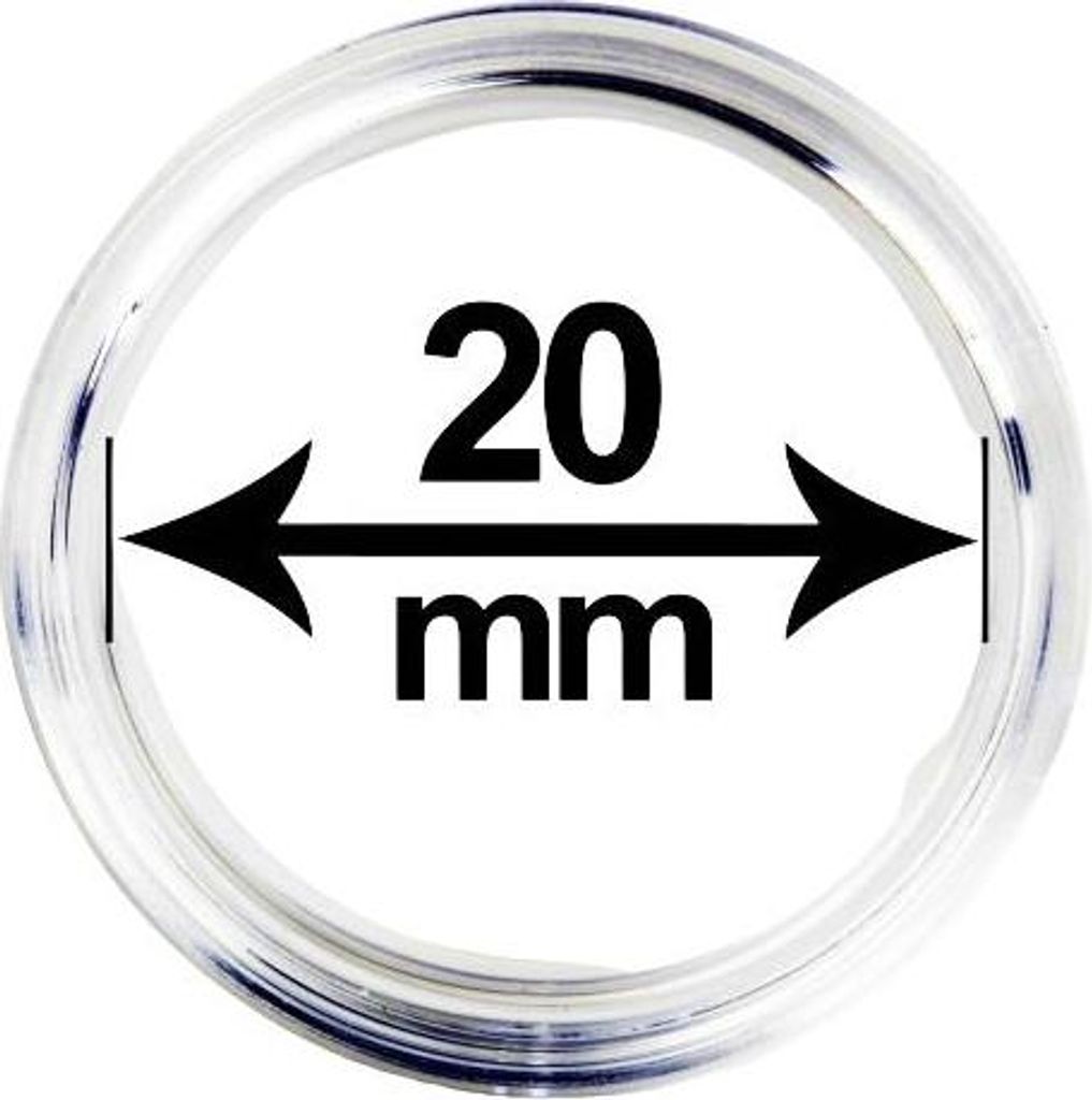 Kapsle (pouzdro) na mince, vnitřní průměr 20 mm Obrázek produktu 