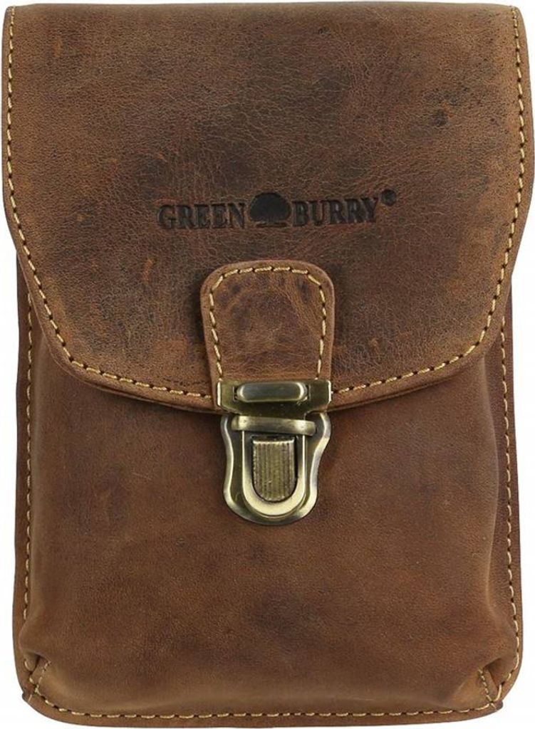 Greenburry Vintage Cowhide Belt Bag Side Pocket 1754H-25 Zdjęcie produktu 