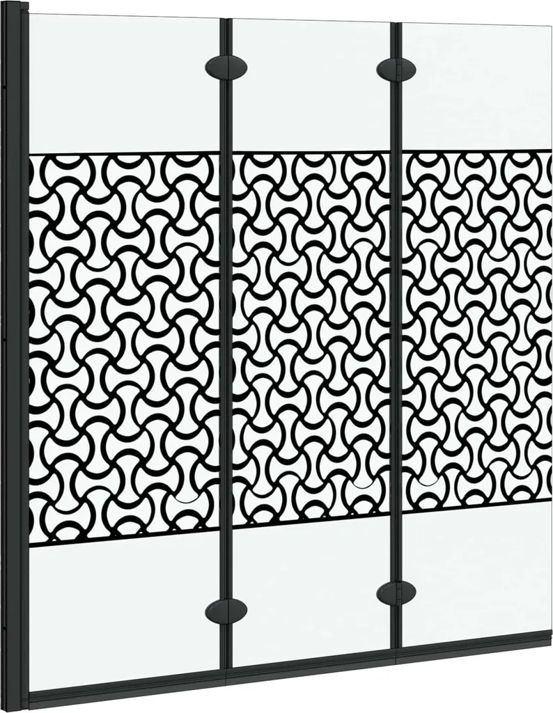 Évitez les fuites d'eau avec cette paroi de douche d'angle 130x130 noire