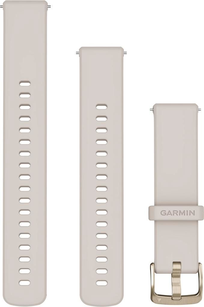 Garmin Schnellwechsel-Armband, Silikon Elfenbein/Softgold Produktbild 