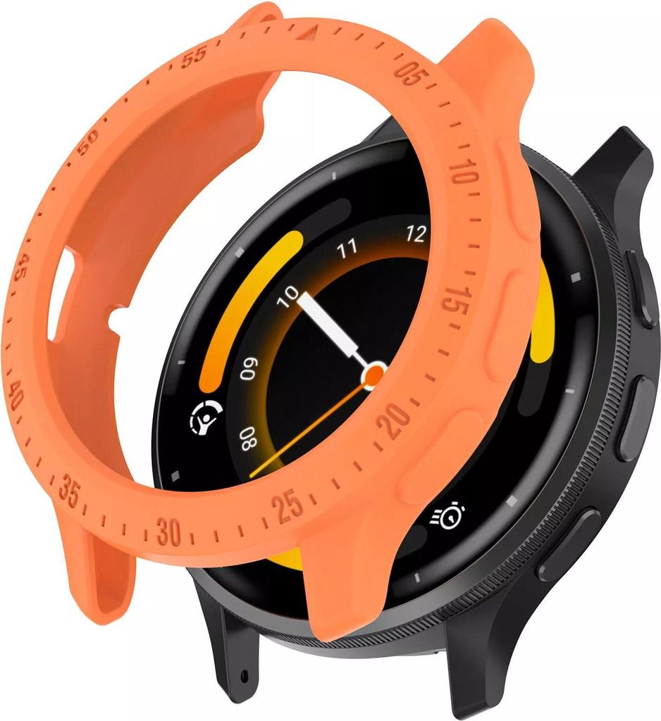 Strap-it Rugged TPU case - Schutzhülle passend für das Garmin Venu 3 (orange)