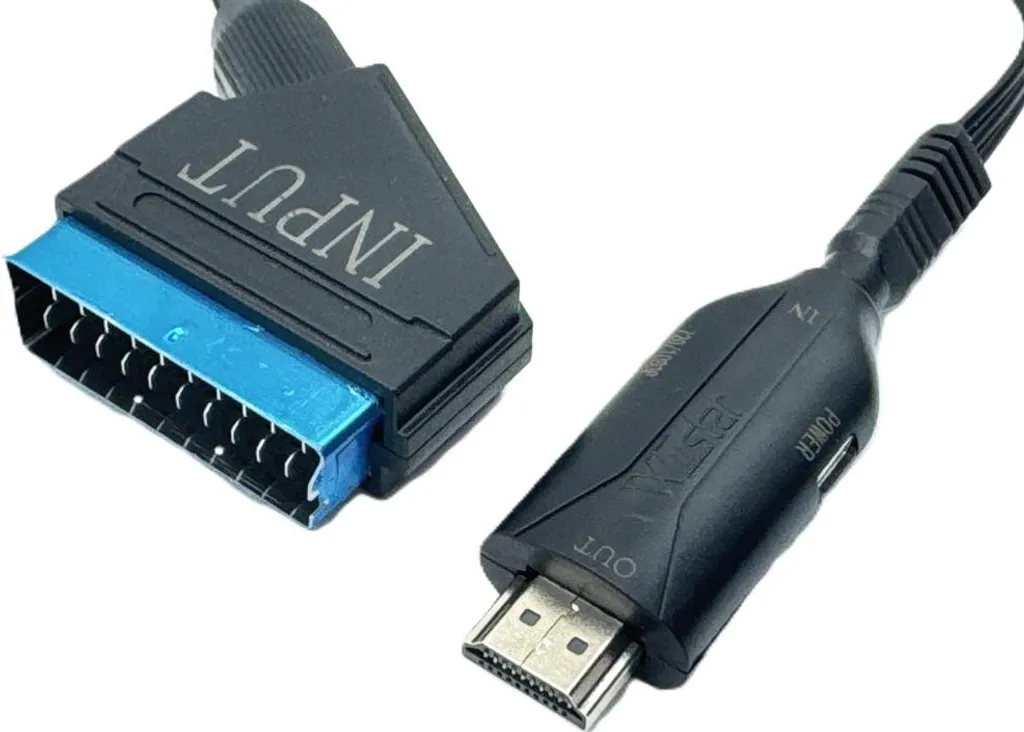 Cavo Adattatore SCART a HDMI 1M | Convertitore Video HD per TV Moderne