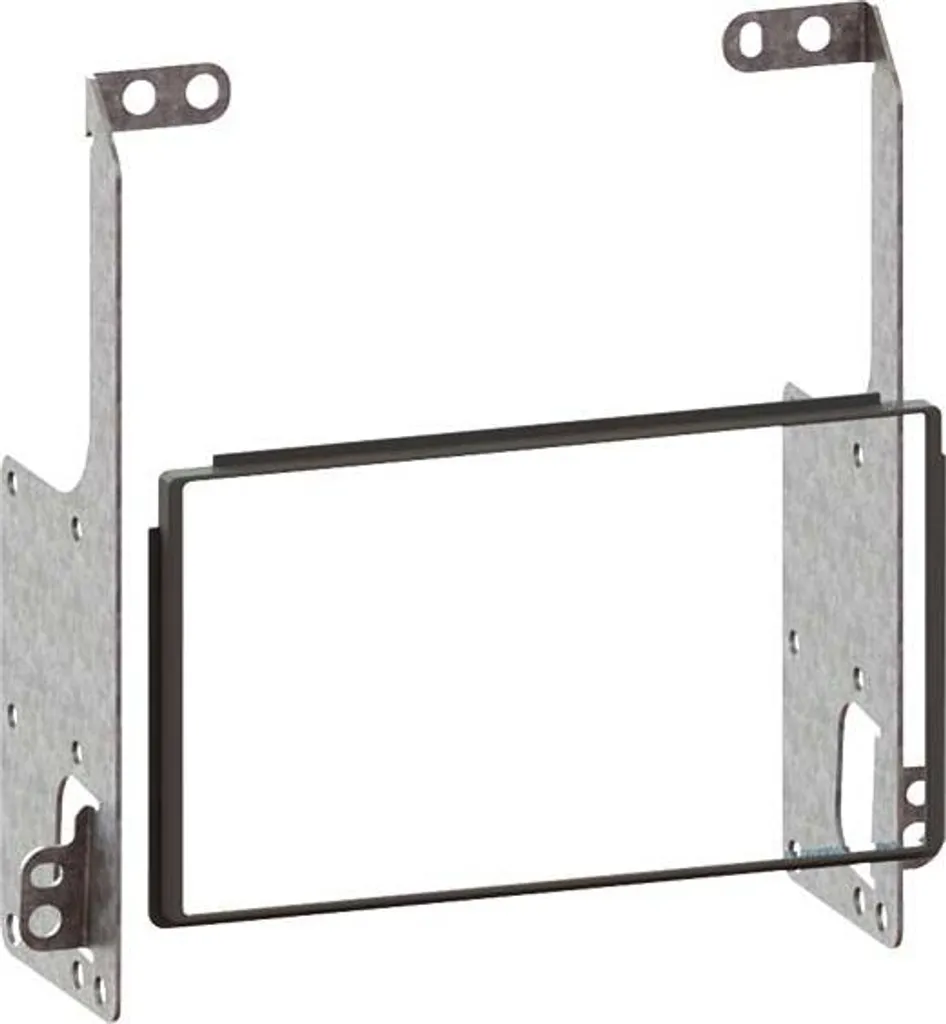 Adaptateur Façade 2-DIN pour Nissan X-Trail 2007 et plus - Noir Mat