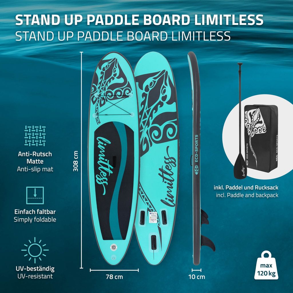ECD Germany Aufblasbares Stand Up Paddle Kaufland.de