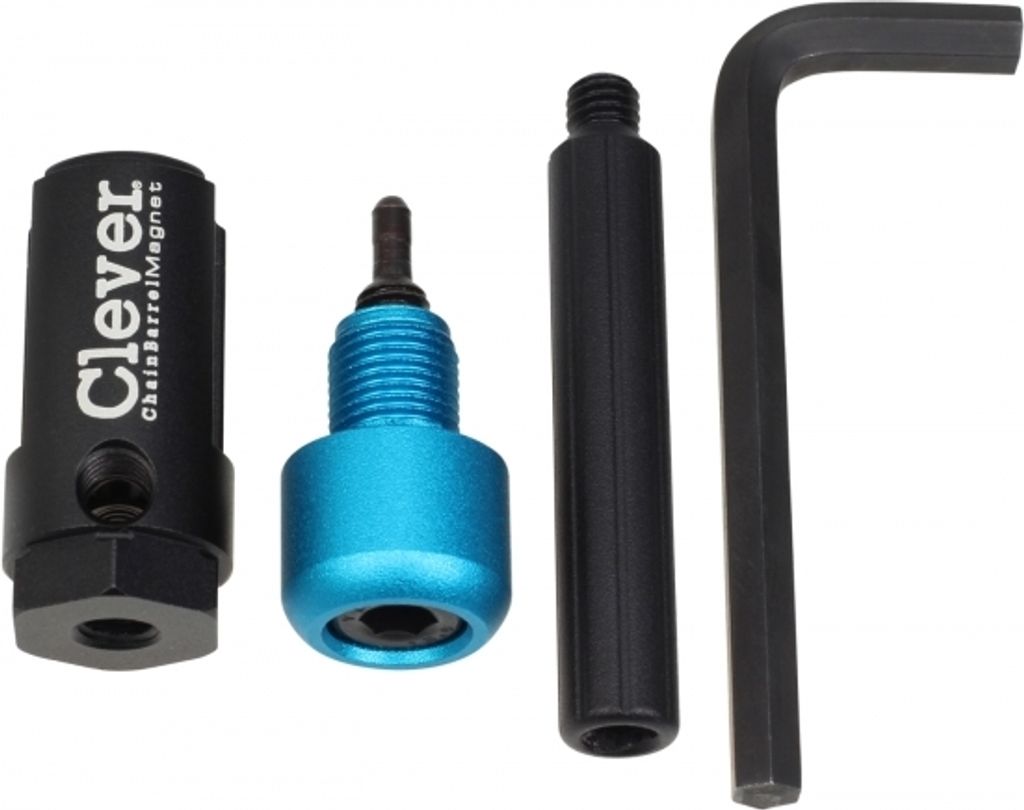 Clever Standard Kettenwerkzeug Chain Barrel Magnet Nieter SV-Öffner blau