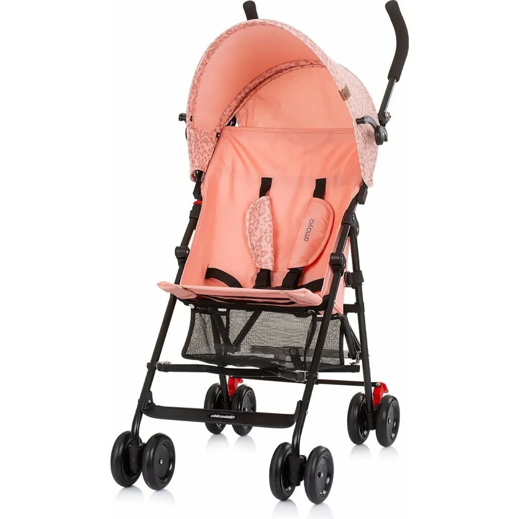 Poussette de golf pliable CHIPOLINO Amaya Rosa Leopard ultra compacte
