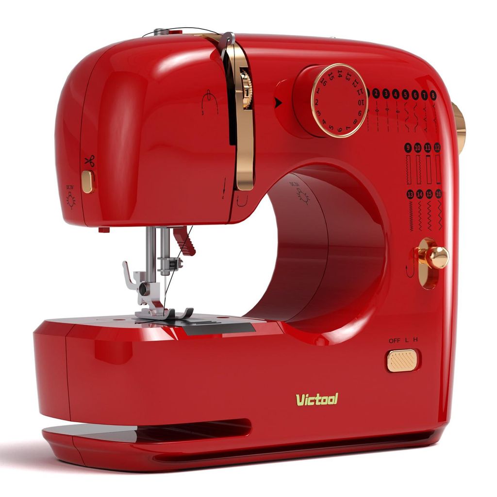 Einfache Nähmaschine für Anfänger mit 16 Stichen, Produktbild 