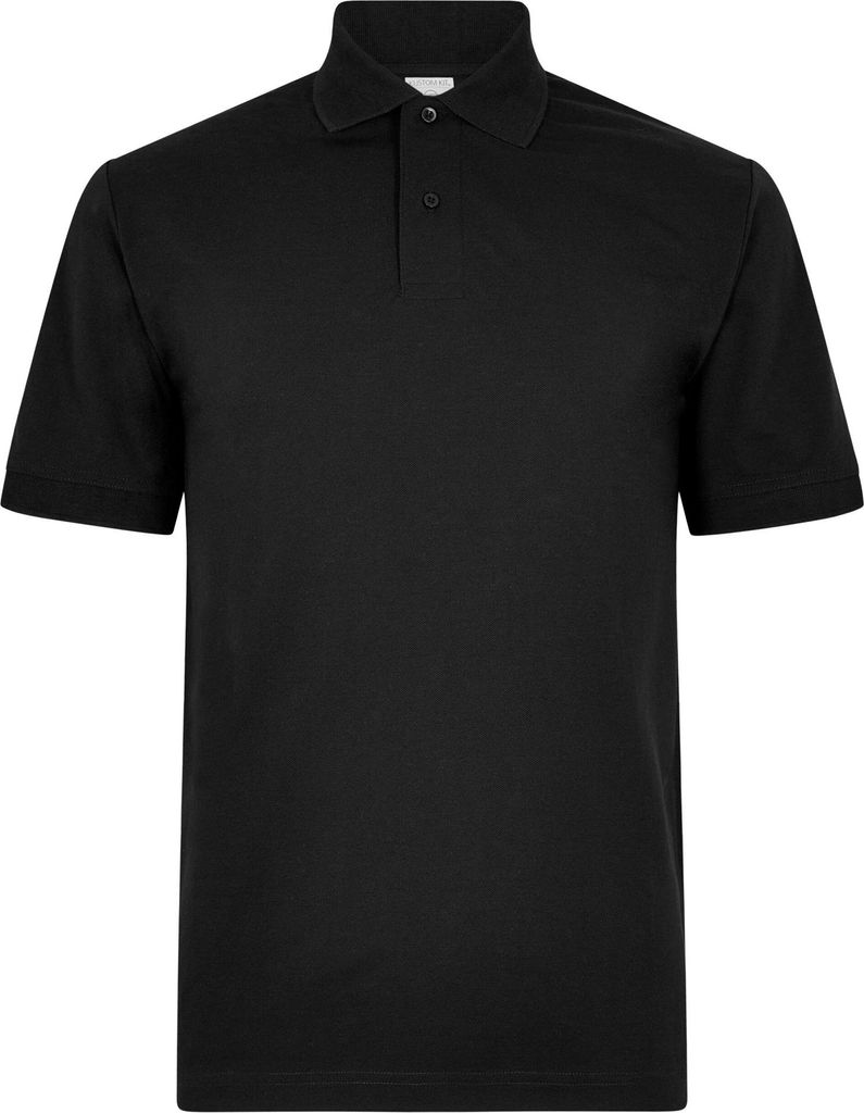Kustom Kit - Poloshirt für Herren, Superwäsche 60°C, recyceltes Material BC7046 (3XL) (Schwarz)