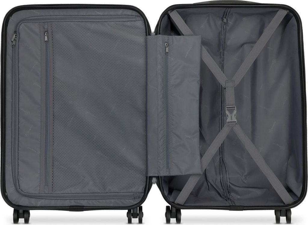 bugatti Lima 2.0 Hard Case Trolley Black schwarz 66cm Produktbild 