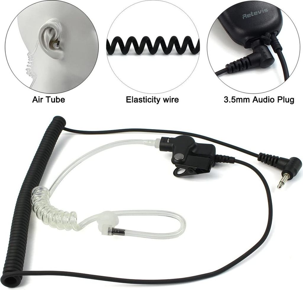 Retevis 3.5mm Headset Funkgeräte, Höre | Kaufland.de